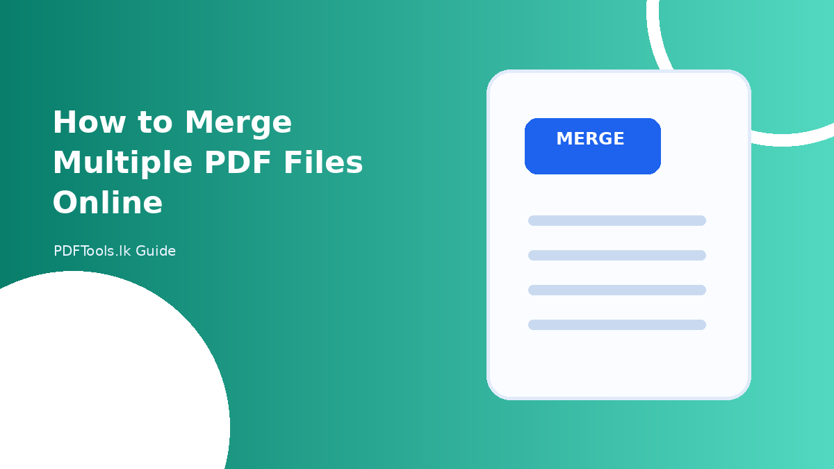 How to Merge Multiple PDF Files Online
